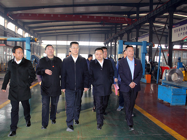 邢台市委常委、组织部长乔朝英在宁晋县委书记唐树元陪同下到云顶国际·(中国)唯一官方网站
调研