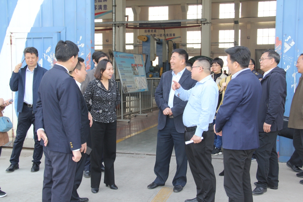 2019年3月26日，河北省市场监督管理局党组书记丁锦霞莅临云顶国际·(中国)唯一官方网站
考察调研，指导工作